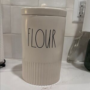 Rae Dunn Ivory Flour Canister